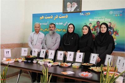 برگزاری مسابقه به مناسبت روز جهانی غذا و تغذیه سالم