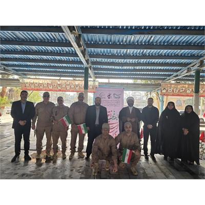 برگزاری مراسم نمادین استقبال از ورود حضرت امام خمینی (ره) در فرودگاه بندرماهشهر 1