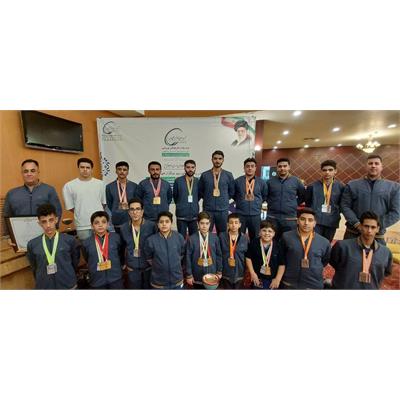 کسب مقام اول تیم شنا پسران شرکت عملیات غیرصنعتی و خدمات صنایع پتروشیمی 1