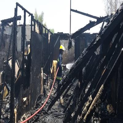 آتش سوزی منزل مسکونی شهرک بعثت 4