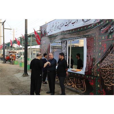 برپایی موکب شرکت صنایع پتروشیمی خلیج توسط شرکت عملیات غیر صنعتی 8