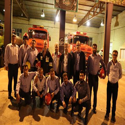 دیدار مدیرعامل با آتش نشانان 13