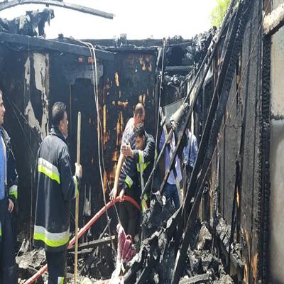 آتش سوزی منزل مسکونی شهرک بعثت 3