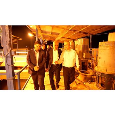 بازدید دو روزه اعضای محترم هیات مدیره شرکت عملیات غیر صنعتی از واحدهای مختلف شرکت 2