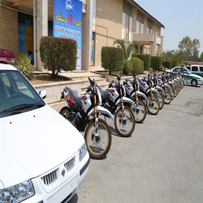 اهدا وسیله نقلیه به نیروی انتظامی 1