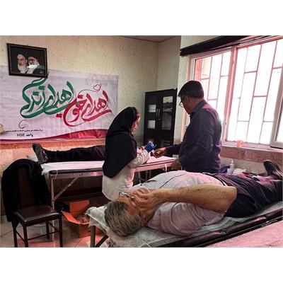 استقرار اکیپ سیار انتقال خون در واحد HSE شرکت عملیات غیرصنعتی ماهشهر 2