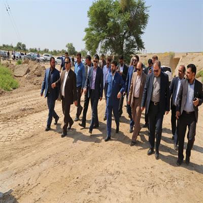 کلنگ زنی با حضور استاندار خوزستان اردیبهشت 98 12