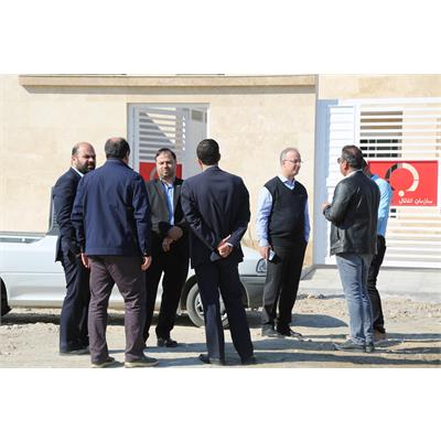 بازدید مدیرعامل شرکت عملیات غیر صنعتی از پروژه پایگاه انتقال خون و نورپردازی استادیوم ورزشی بندرماهشهر  1