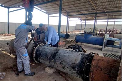 اقدامات پیشگیرانه مدیریت شهرک بعثت و اداره مستغلات جهت بارندگی‌های پیش‌رو