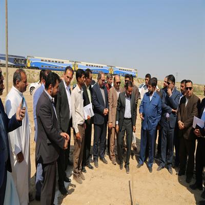 کلنگ زنی با حضور استاندار خوزستان اردیبهشت 98 4