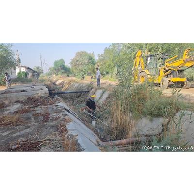 اقدامات رسیدگی به شهرک بعثت در پی بارندگی های سالیانه 2