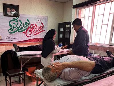 استقرار اکیپ سیار انتقال خون در واحد HSE شرکت عملیات غیرصنعتی ماهشهر