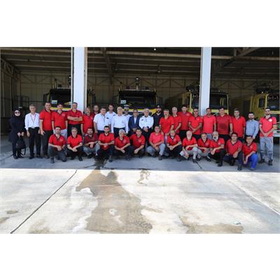 برگزاری دوره آموزشی کمک در تخلیه اضطراری هواپیما برای آتش‌نشانان فرودگاه بندر ماهشهر 1