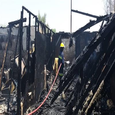 آتش سوزی منزل مسکونی شهرک بعثت 2