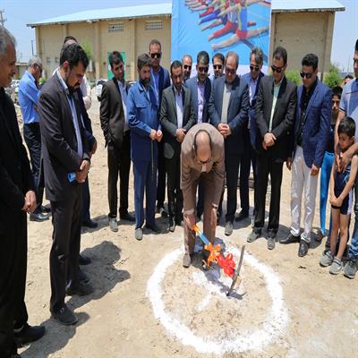 کلنگ زنی با حضور استاندار خوزستان اردیبهشت 98 10