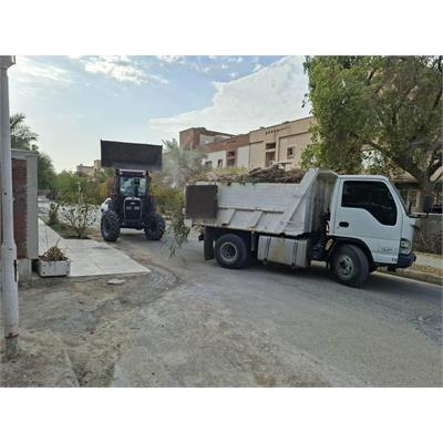 اقدامات رسیدگی به شهرک بعثت در پی بارندگی های سالیانه 7