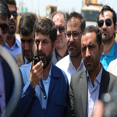 کلنگ زنی با حضور استاندار خوزستان اردیبهشت 98 6