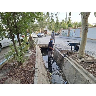 اقدامات رسیدگی به شهرک بعثت در پی بارندگی های سالیانه 9