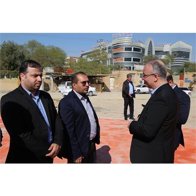 بازدید مدیرعامل شرکت عملیات غیر صنعتی از پروژه پایگاه انتقال خون و نورپردازی استادیوم ورزشی بندرماهشهر  4
