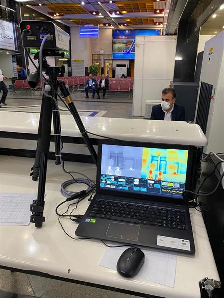 فرودگاه بندرماهشهر به دوربین های حرارتی مجهز شد+تصاویر