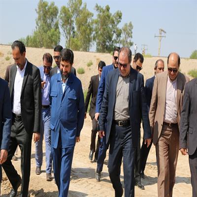 کلنگ زنی با حضور استاندار خوزستان اردیبهشت 98 8